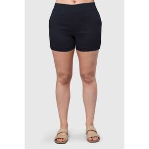 NEW PINE APPAREL pull on shorts in black